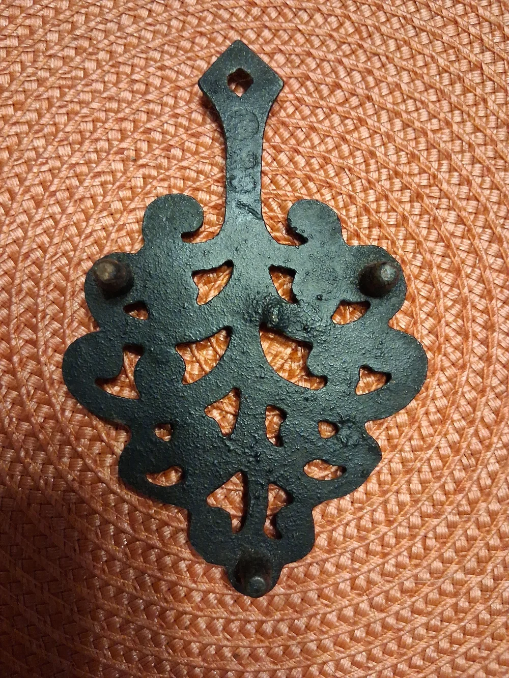 Vintage Cast Iron Footed Trivets Lot of 3